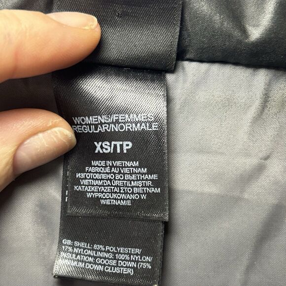 North Face Aconcagua Puffer Jacket Womens XS Black 550 Fill Goose Down - Picture 5 of 11